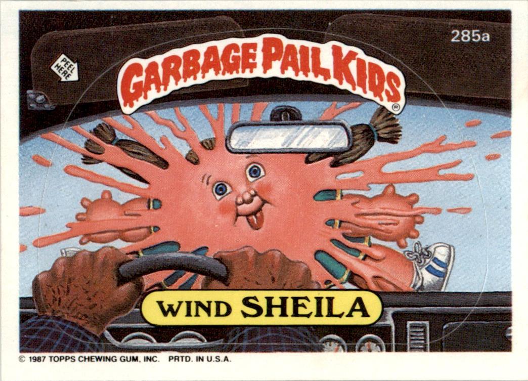 1987 Garbage Pail Kids Series 7 #285a Wind Sheila NM