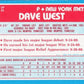 1989 Topps Toys "R" Us Rookies Baseball #33 David West New York Mets