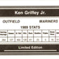 1990 Stadium News Youngest Player in AL Ken Griffey Jr. Seattle Mariners