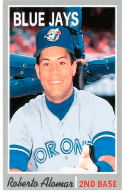 1992 Baseball Cards '70 Topps Replicas #31 Roberto Alomar Toronto Blue Jays
