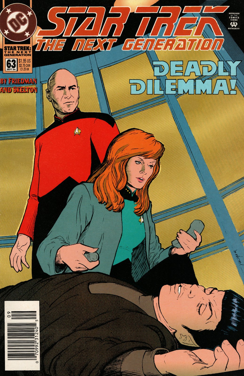 Star Trek: The Next Generation #63 Newsstand (1989-1996) DC Comics