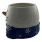 Christmas Snowman Ceramic 6.5"  X 4.5"  Bowl