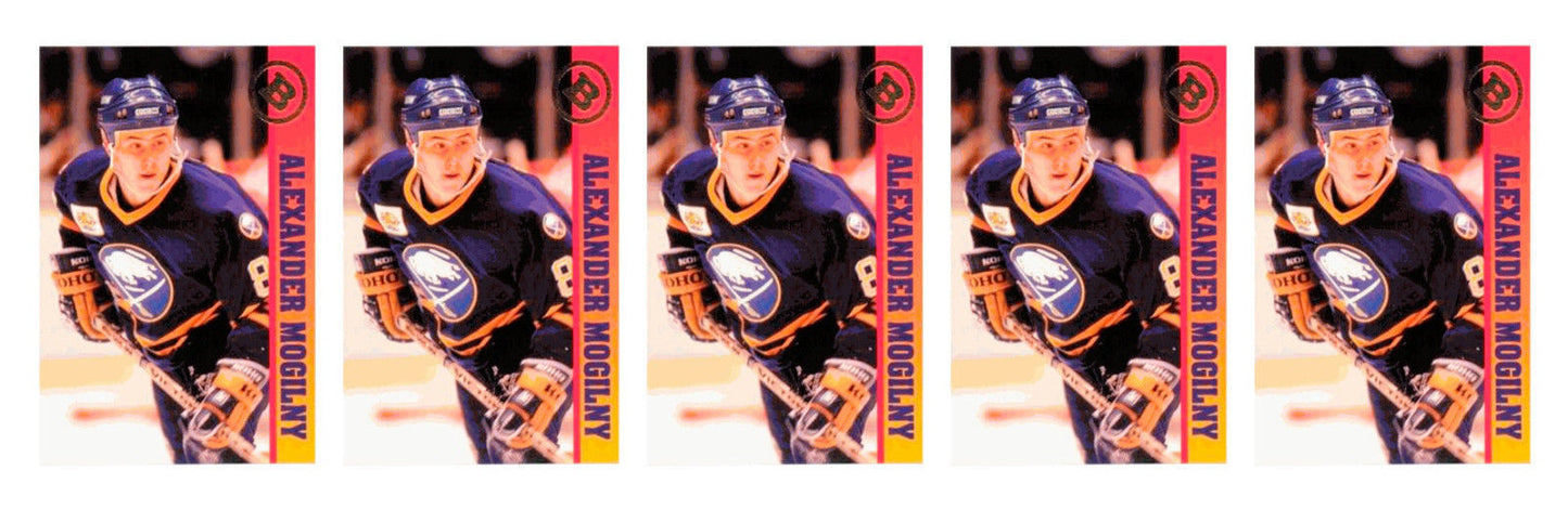(5) 1993 Ballstreet Alexander Mogilny Hockey Card Lot Buffalo Sabres