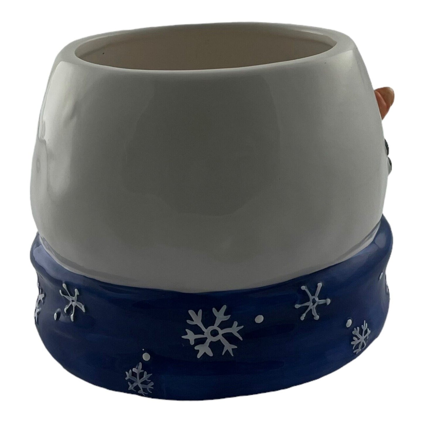 Christmas Snowman Ceramic 6.5"  X 4.5"  Bowl