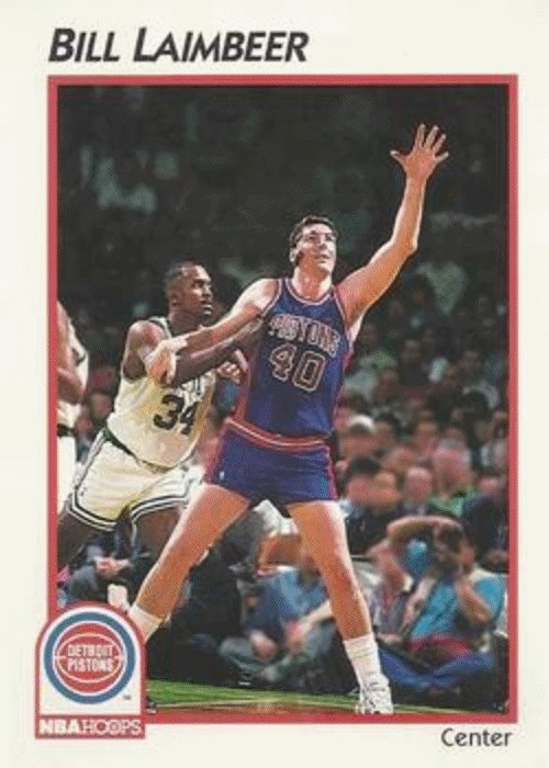 1991-92 Hoops McDonald's Basketball 12 Bill Laimbeer