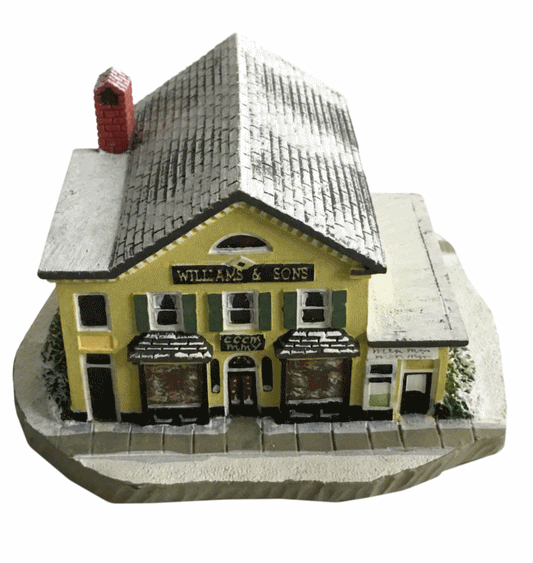 Rockwell's Main Street "The Country Store" Hand Painted Sculpture