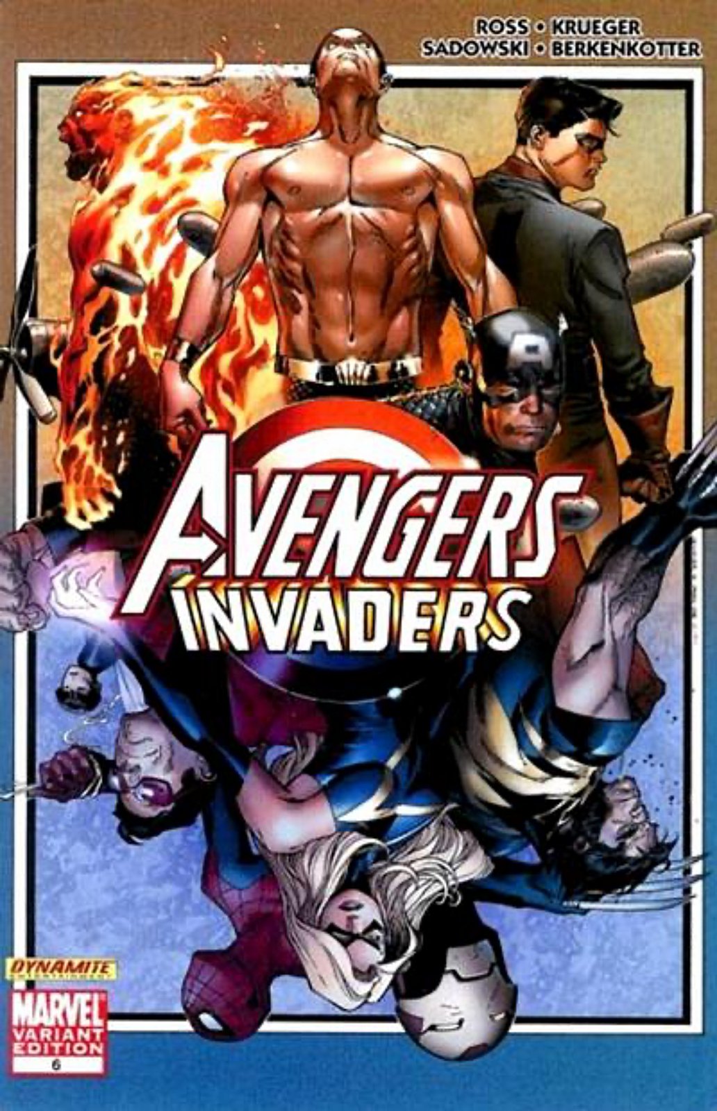 Avengers / Invaders #6 Variant (2008-2009) Marvel Comics