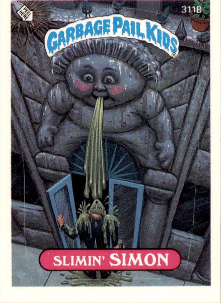 1987 Garbage Pail Kids Series 8 #311b Slimin' Simon NM