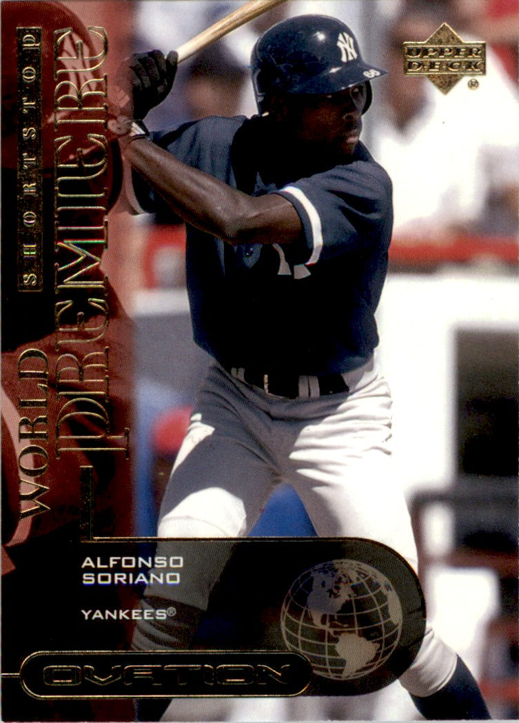 2000 Upper Deck Ovation World Premiere #64 Alfonso Soriano New York Yankees