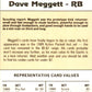 1992 SCD #35 Dave Meggett New York Giants