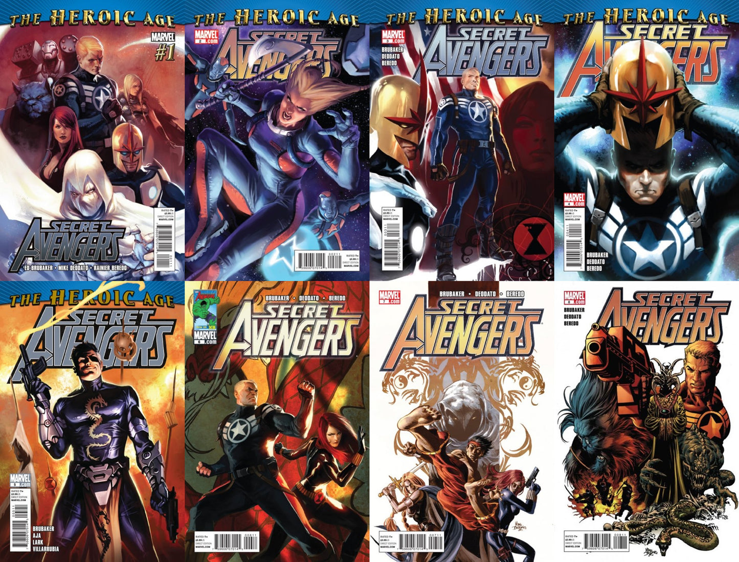 Secret Avengers #1-8 Volume 1 (2010-2013) Marvel Comics - 8 Comics