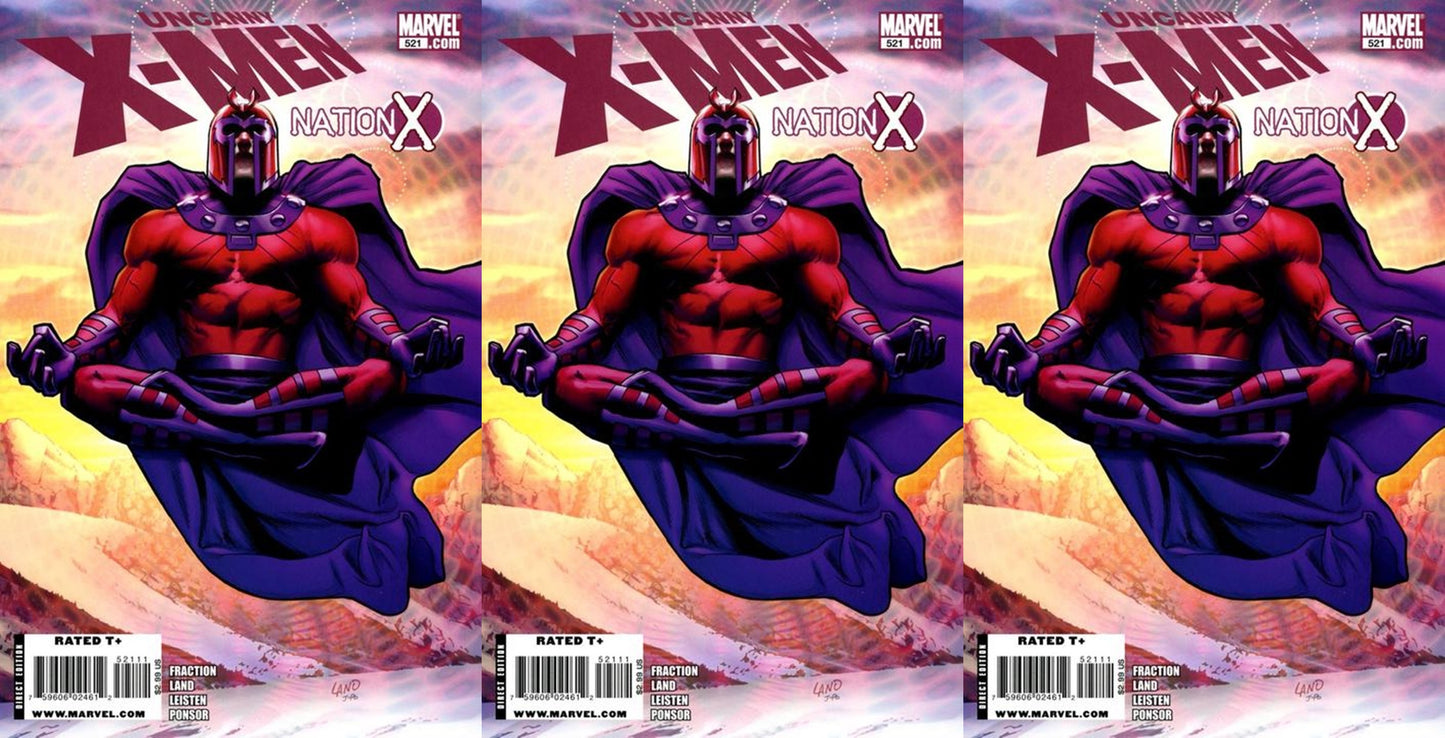 The Uncanny X-Men #521 Volume 1 (1981-2011) Marvel Comics - 3 Comics