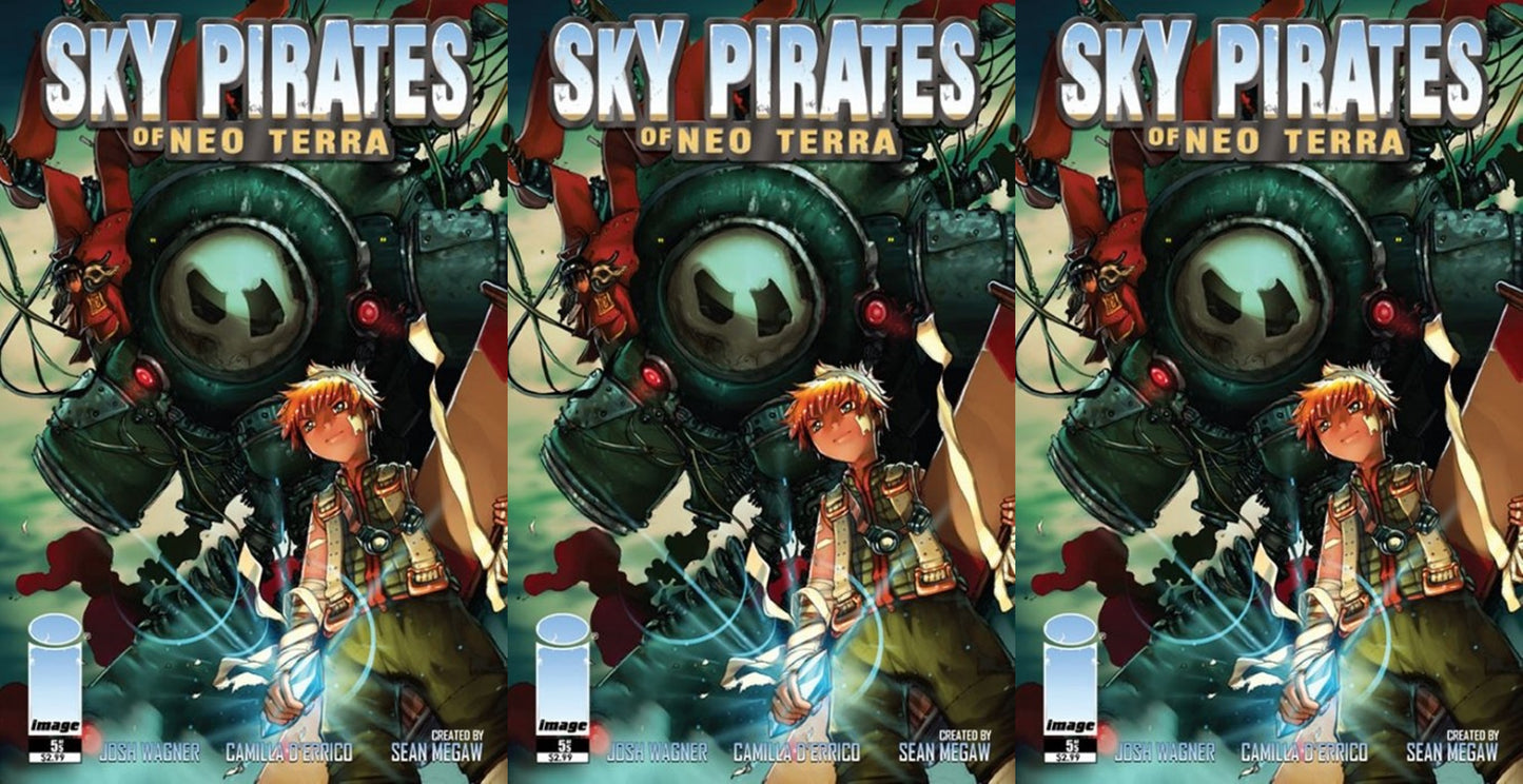 Sky Pirates of Neo Terra #5 (2009-2010) Image Comics - 3 Comics