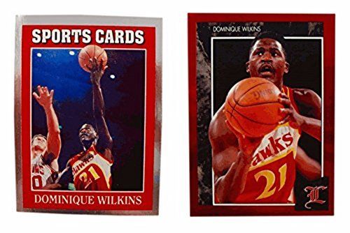 (2) Dominique Wilkins Odd-Ball Trading Card Lot