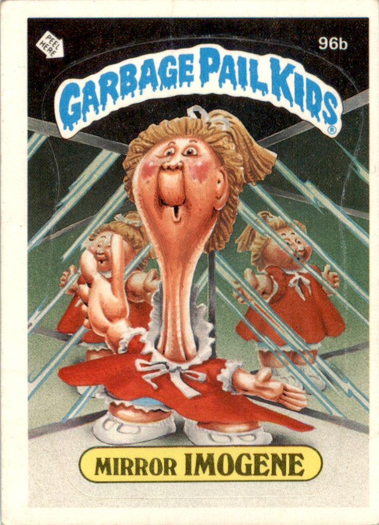 1985 Garbage Pail Kids Series 3 #96b Mirror Imogene Two Asterisks EX