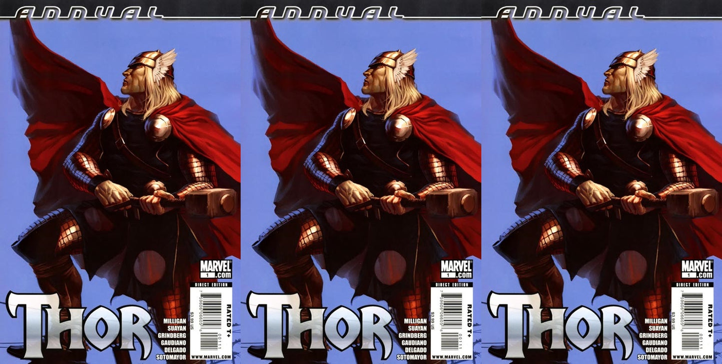 Thor Annual #1 Volume 3 (2007-2009) Marvel Comics - 3 Comics