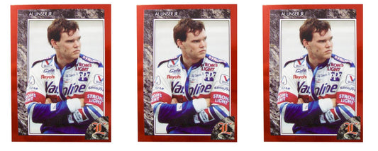 (3) 1992 Legends #27 Al Unser Jr. Auto Racing Card Lot