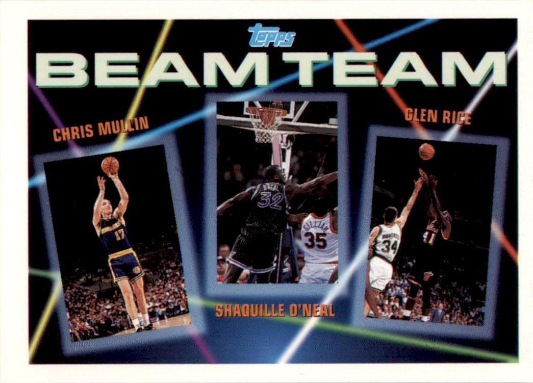 1992 Topps Beam Team #7 Rice O'Neal Mullin Heat Magic Warriors