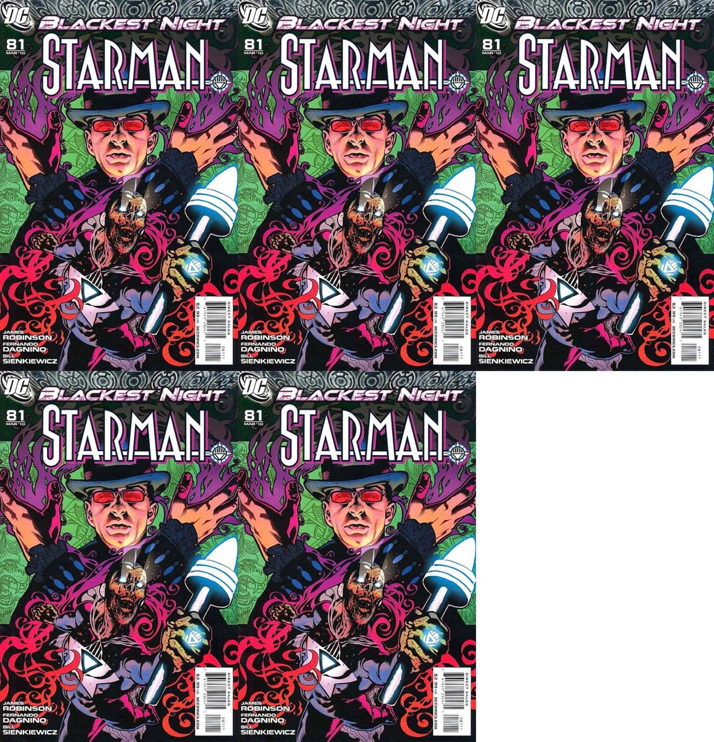 Starman #81 (2010) DC Comics - 5 Comics