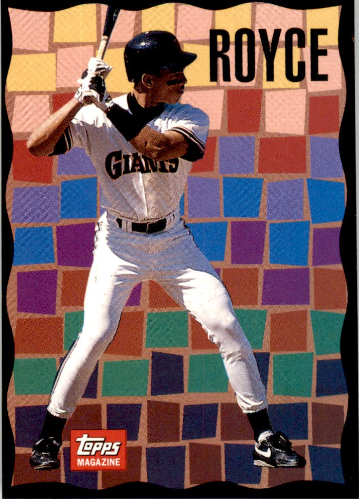 1992 Topps Magazine # TM73 Royce Clayton San Francisco Giants