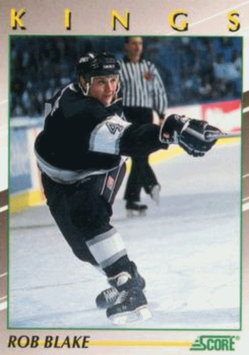 1991-92 Score Young Superstars Hockey 8 Rob Blake