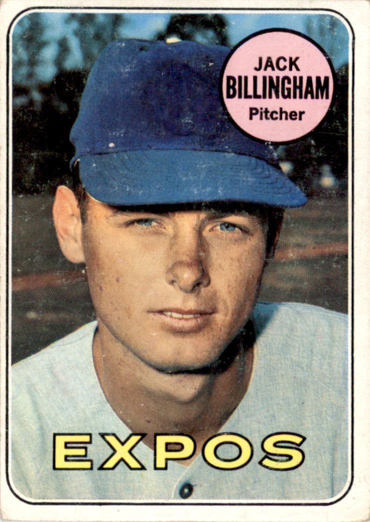 1969 Topps #92 Jack Billingham Montreal Expos VG
