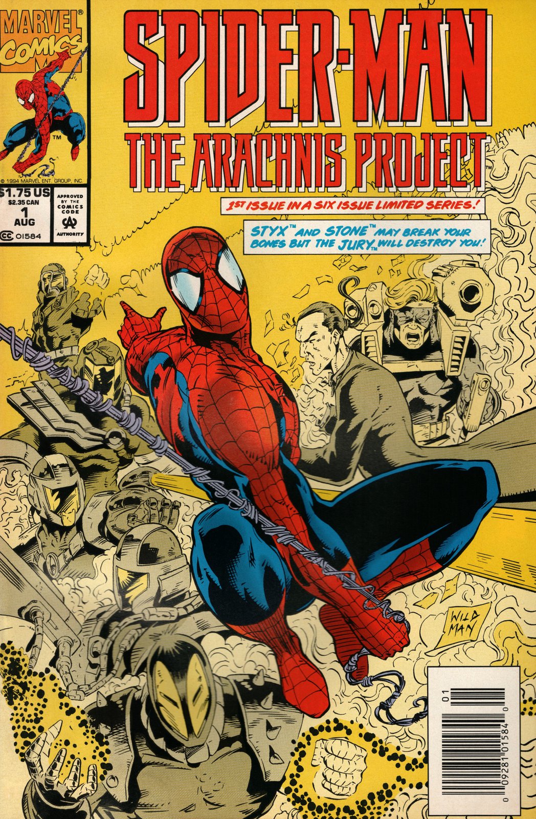 Spider-Man: The Arachnis Project #1 Newsstand (1994-1995) Marvel