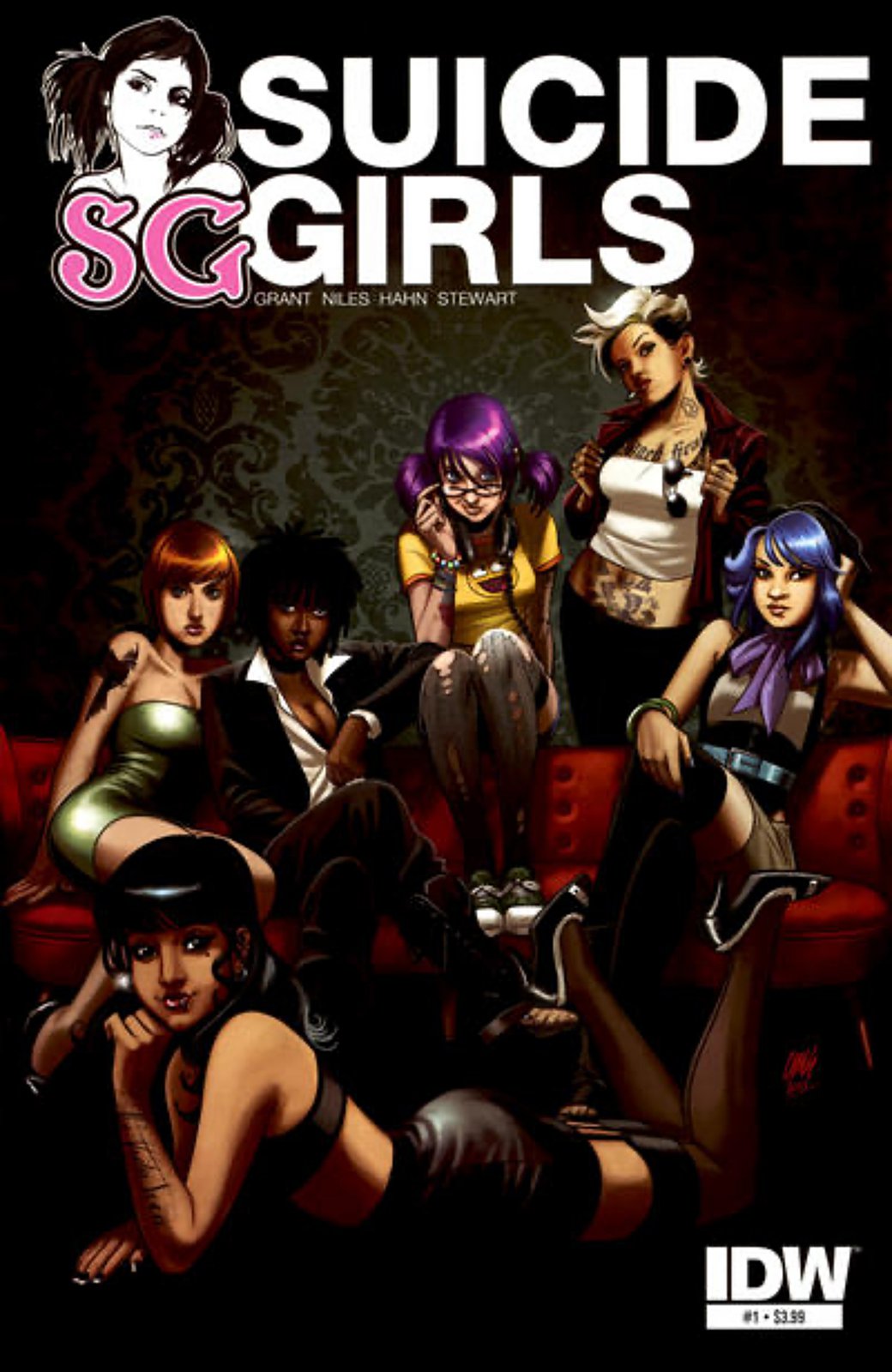 Suicide Girls #1 Regular Cover (2011) IDW Comics