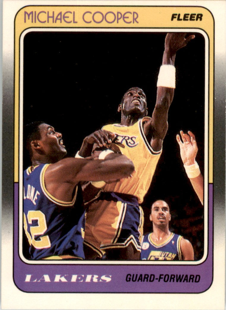 1988 Fleer #65 Michael Cooper Los Angeles Lakers