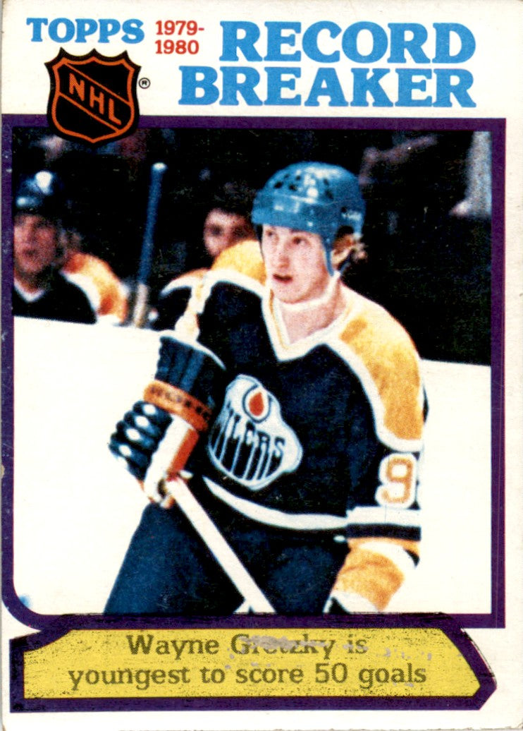 1980 Topps #3 Wayne Gretzky Edmonton Oilers VG