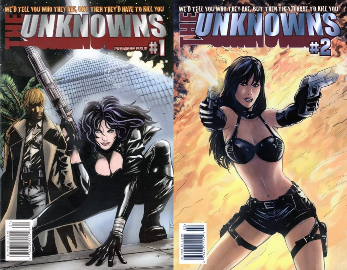 The Unknowns #1-2 (2009-2010) Geek Films Comics - 2 Comics