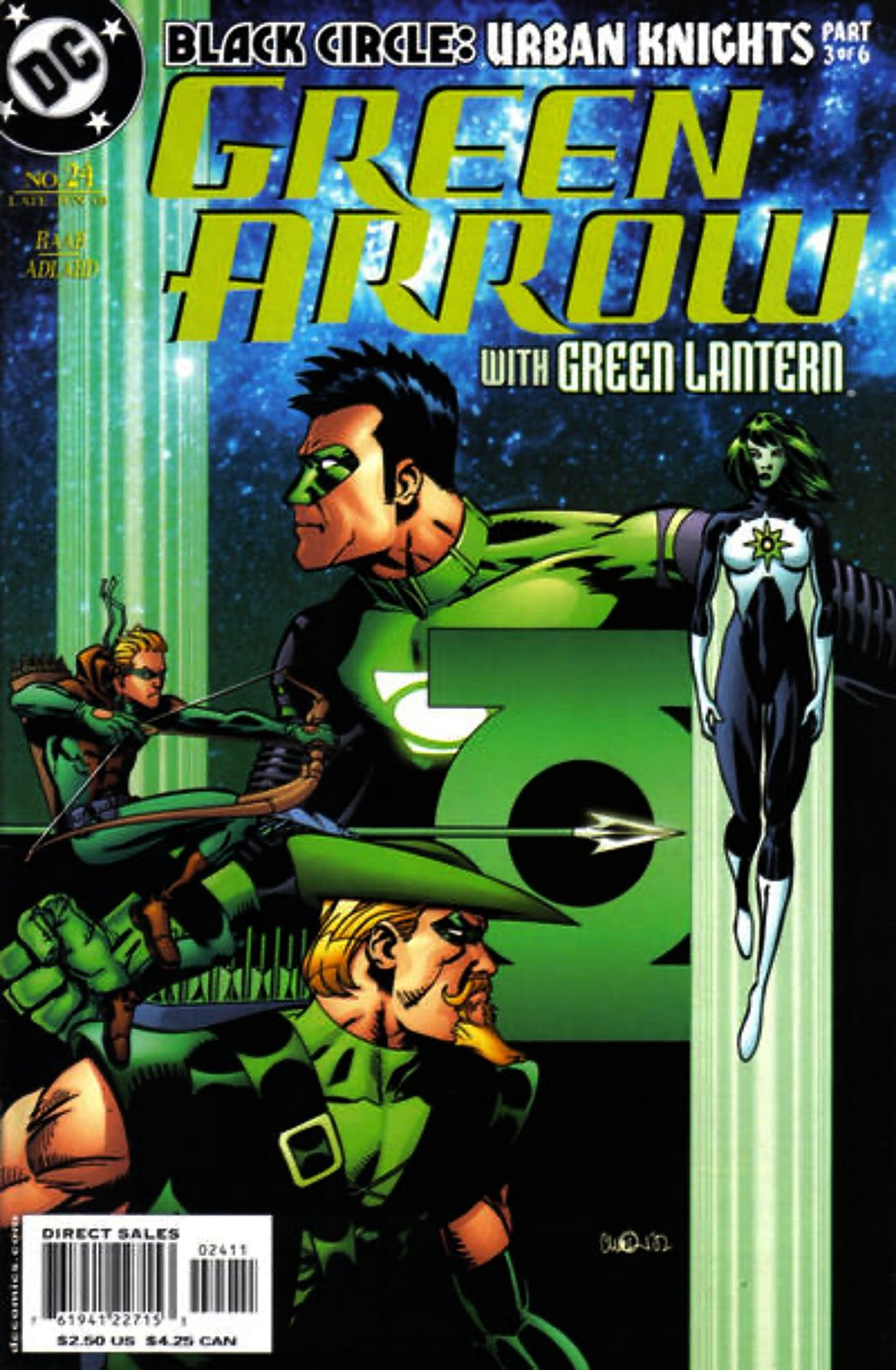 Green Arrow #24 Direct Edition Cover (2001-2007) DC Comics