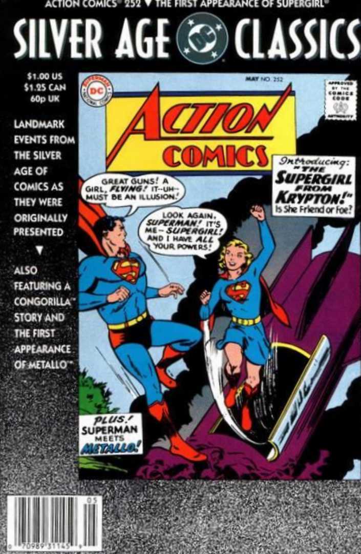 DC Silver Age Classics Action Comics #252 Newsstand Cover (1992) DC Comics