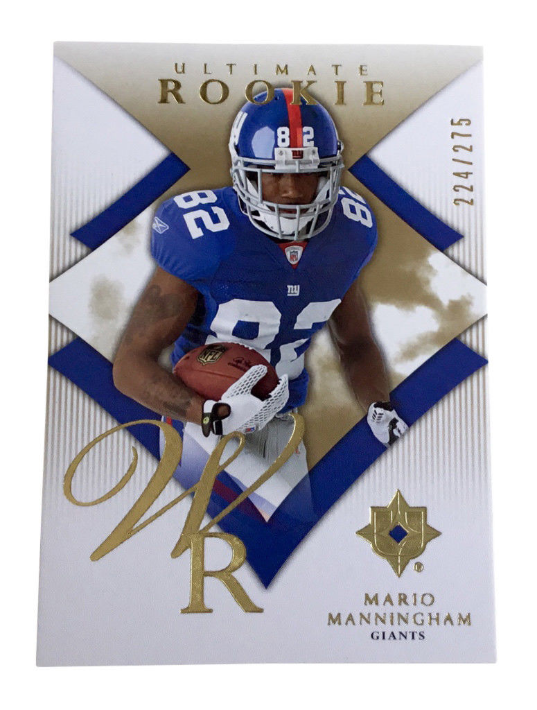 2008 Upper Deck Ultimate Collection #178 Mario Manningham RC Giants /275