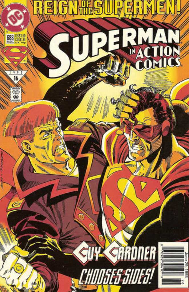 Action Comics #688 Newsstand Cover (1938-2011) DC Comics