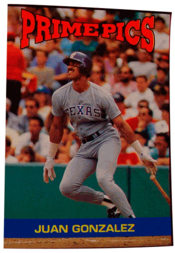 1992 The Sports Card Review & Value Line Prime Pics Multi-Sport 65 Juan Gonzalez