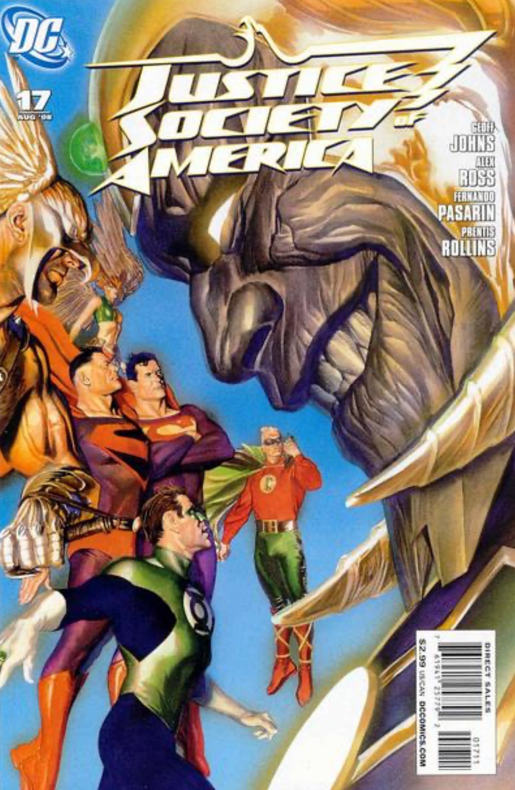 Justice Society of America #17 Alex Ross Cover (2007-2011) DC Comics