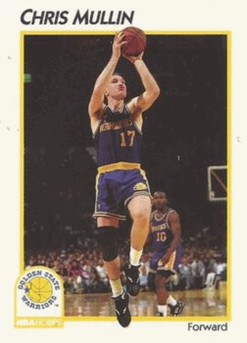 1991-92 Hoops McDonald's Basketball 15 Chris Mullin