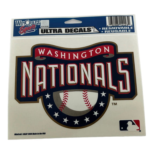 MLB Washington Nationals 5.5 Inch X 4.5 Inch Decal Wincraft