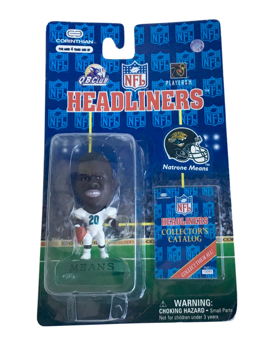NFL Headliners Natrone Means 3 Inch Figure San Diego Chargers 1997 Corinthian