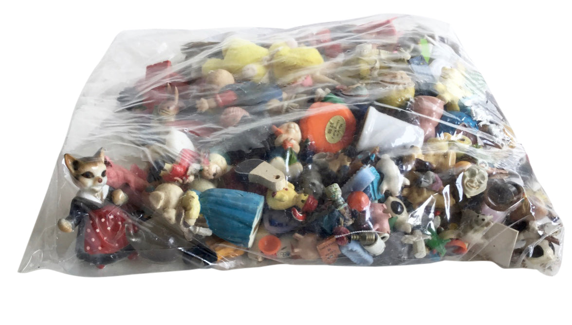 Large Mixed Lot of Vintage Mini Figures and Collectibles