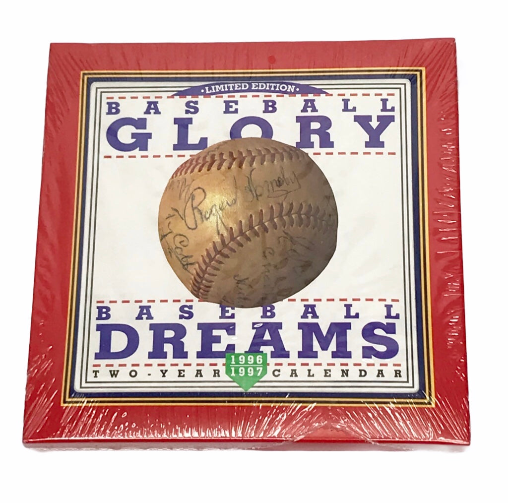 Baseball Glory Baseball Dreams Two Year Calendar 1996 1997 New Sealed
