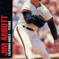 1992 Jimmy Dean Baseball #1 Jim Abbott California Angels