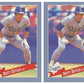 (2) 1993 Hostess Baseball #20 Brett Butler Baseball Card Lot Dodgers