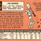 1969 Topps #632 Jon Warden RC Kansas City Royals VG-EX