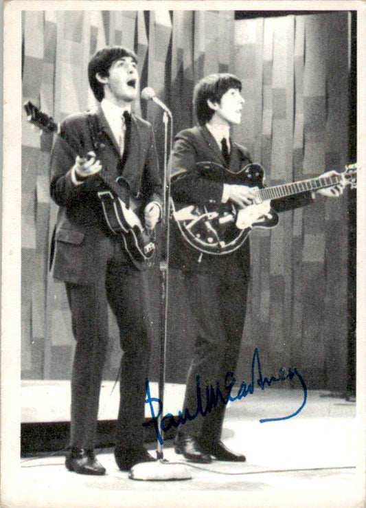 1964 Topps The Beatles Black & White #122 Paul & George VG-EX