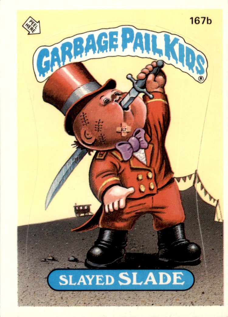 1986 Garbage Pail Kids Series 5 #167b Slayed Slade NM-MT