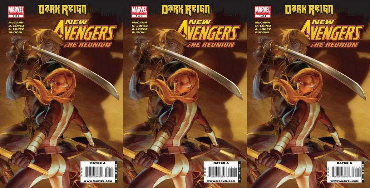 New Avengers: The Reunion #1 (2009) Marvel Comics - 3 Comics