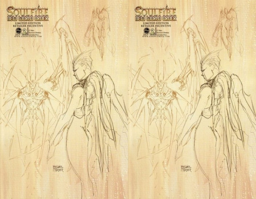 Soulfire: New World Order #2 Incentive Variant (2007-2010) Aspen  - 2 Comics