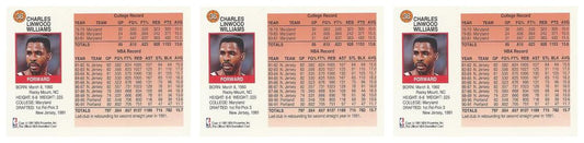 (3) 1991-92 Hoops McDonald's Basketball #36 Buck Williams Lot Trail Blazers